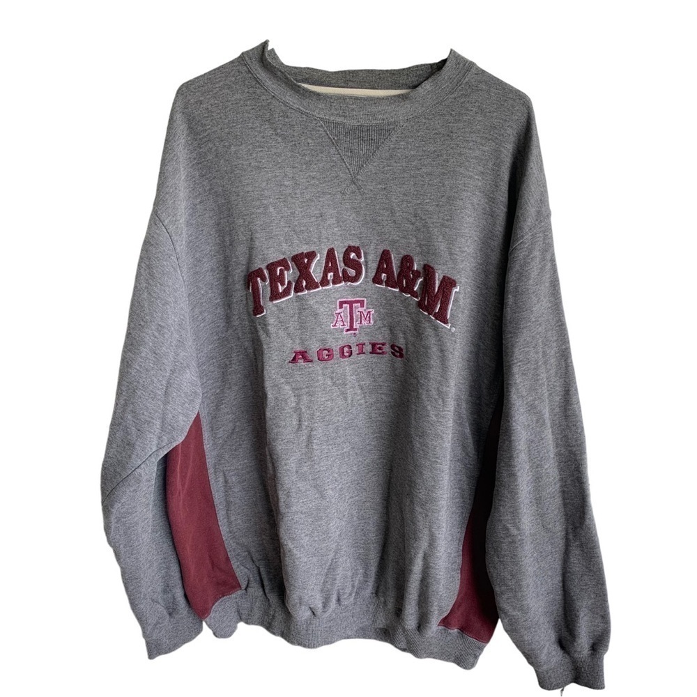 Texas A & M Crewneck Sweatshirt Mens Adult Size XL Puma Embroidered